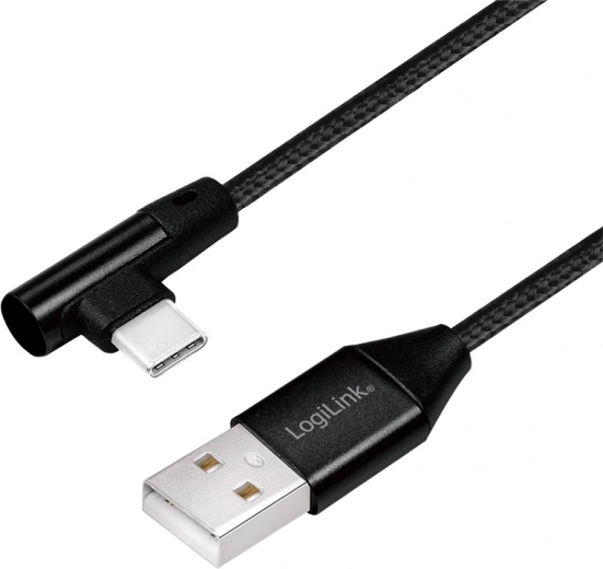 USB 2.0 kampinis USB-C laidas 0,3 m