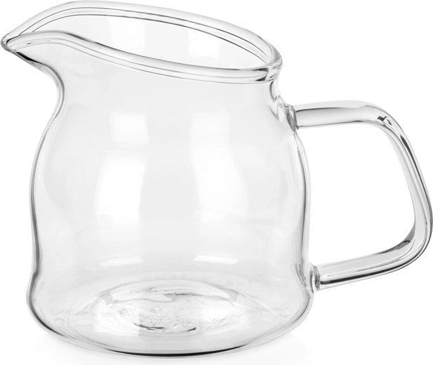 Stiklinė pieno ąsotėlė 180 ml iš borosilikatinio stiklo
