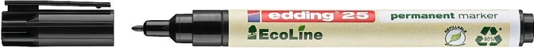 Permanentinis žymeklis Edding 25 EcoLine, juodas
