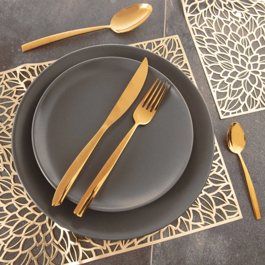 Gold design for festive and modern table settings