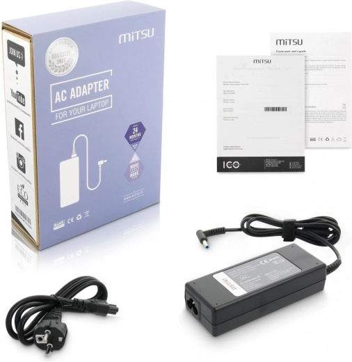 Mitsu power adapter for HP 90 W 19.5 V 4.62 A 4.5 × 3.0 mm pin