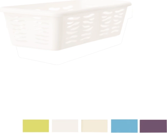 Small plastic basket Zebra 19.7 × 10 × 5 cm