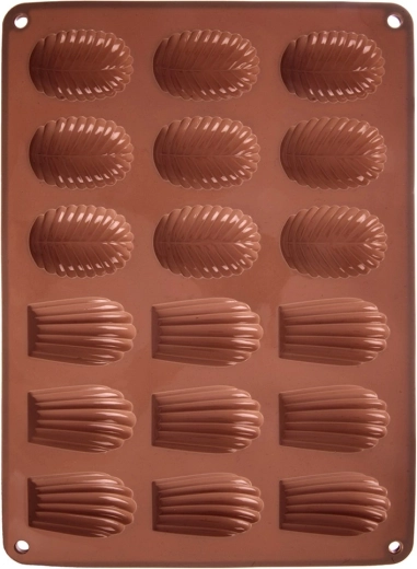 Silicone Mold for Cookies and Pralines 34 × 25 × 1 cm, Brown