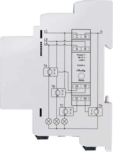 High-accuracy three-phase measurement