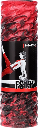 Masažinis putų volelis HMS FS135 45 cm raudonas