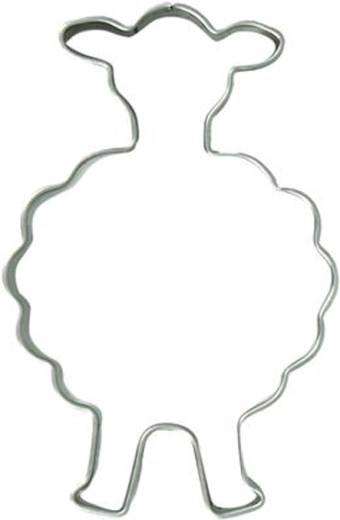 Stainless steel cookie cutter sheep 5 cm