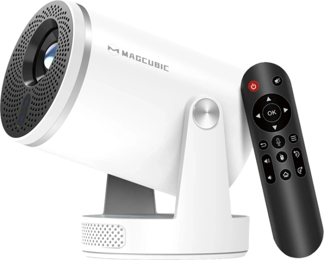 Multimedijos projektorius Magcubic HY320Pro su Android 14 (Full HD, Wi‑Fi 6, Bluetooth 5.4)
