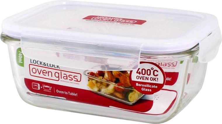 Stiklinis kepimo indas su dangčiu 740 ml iš borosilikatinio stiklo