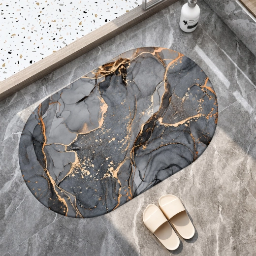 Quick-drying non-slip bathroom mat 40 × 60 cm - 1 piece