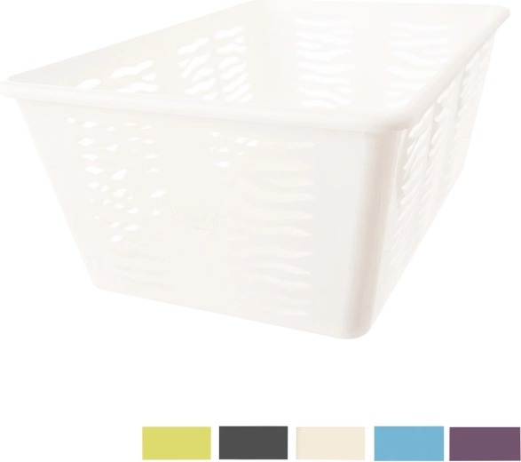 Plastikinis laikymo krepšelis Zebra 36,4 × 25 × 14,5 cm (spalvų miksas)