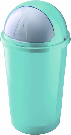 HEIDRUN Plastic Trash Can 6 L with Flip Lid