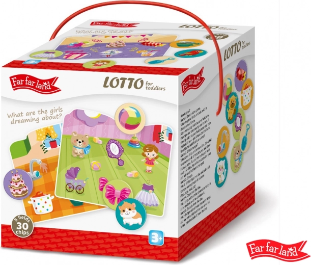 Far Far Land Lotto for Girls