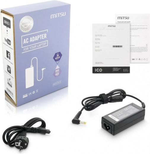Mitsu Power Adapter for Acer Laptops 45 W