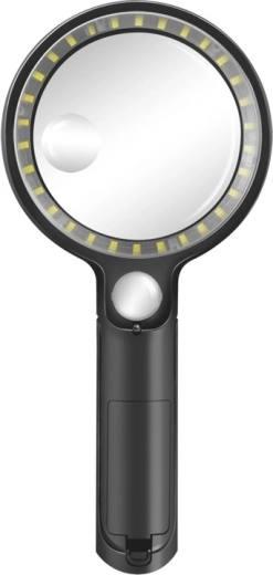 Rankinė lupa su LED apšvietimu 5x/13x/20x
