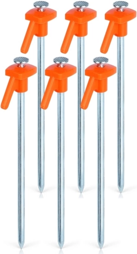 Palapinės kuoliukų rinkinys 21 cm – 6 vnt.