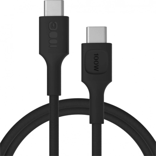 USB‑C į USB‑C kabelis PowerStream 100W 1,2 m juodas