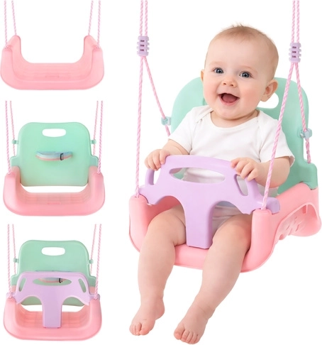 Children’s 3-in-1 pastel swing Kruzzel