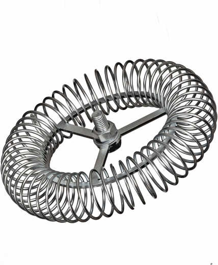 Round chimney rosette 200 mm M12 steel