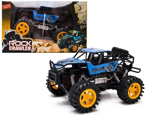 Blue off-road car