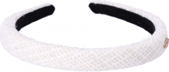 Knitted Hair Headband, White