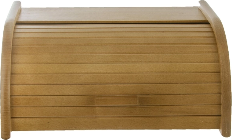 Wooden bread box Amalie, yellow, 38.5 × 29 × 18 cm