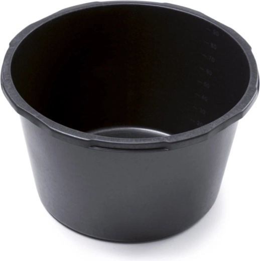 Round mortar tub 65 l made of polyethylene
