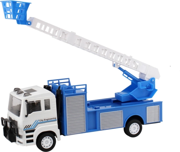 Crane truck with ladder for municipal services with friction drive - 1 piece
