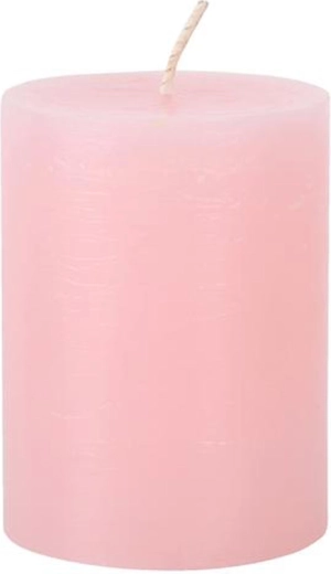 Rustikinė žvakė Provence 10 cm – rožinė