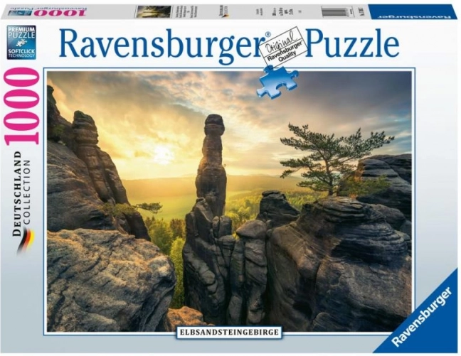 Dėlionė „Labskės smiltainiai auštant“ 1000 detalių RAVENSBURGER