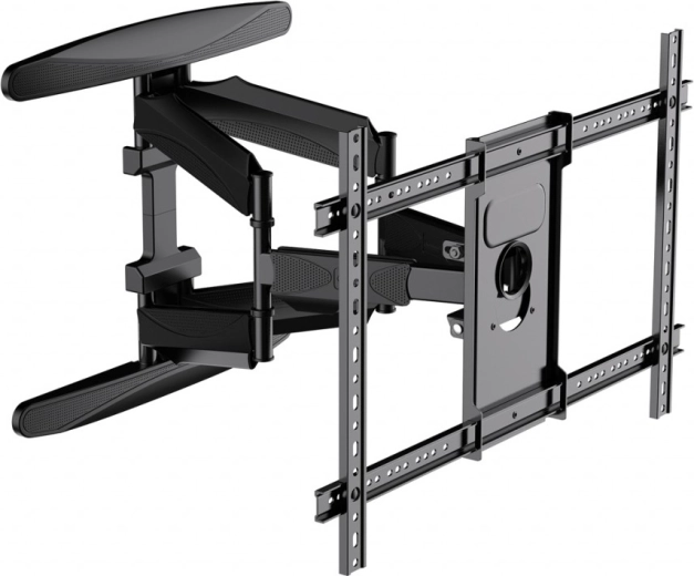 Wall TV mount 40–75" with articulated arm, tilt and swivel, VESA 600×400