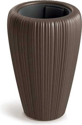OROBO Flower Pot 39.5 cm – Hazelnut