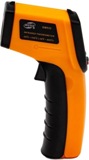 Wide measurement range -50 to 530 °C