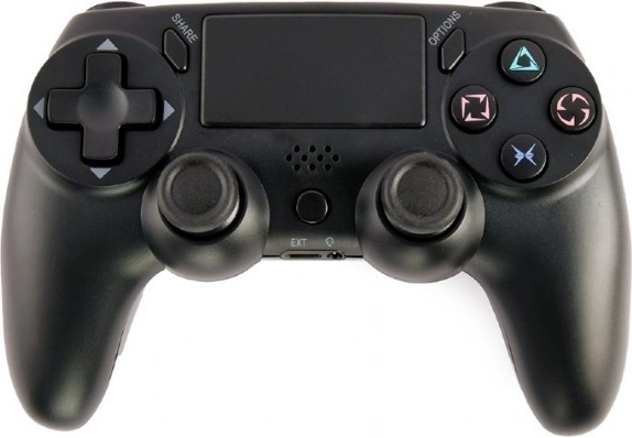 Wireless gamepad for PlayStation 4 and PC – black