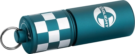 Olight i17 Checkered Flag limited keychain flashlight USB‑C
