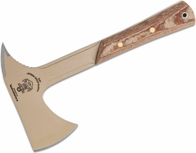 Taktinis kirvis Condor Fortis Fidelis su Kydex dėklu