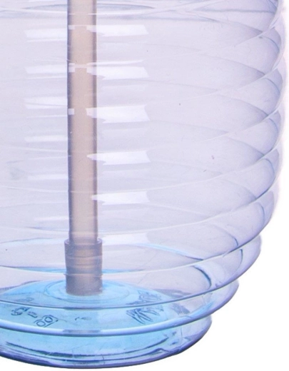 Transparent container for easy level check