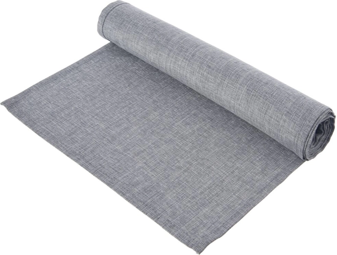 Polyester table runner 160 × 30 cm, light gray