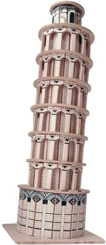 Woodcraft medinė 3D dėlionė „Pasviręs bokštas“