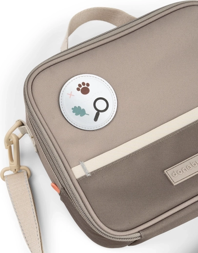 Done by Deer insulated lunch bag Tiny trails sand 4 l