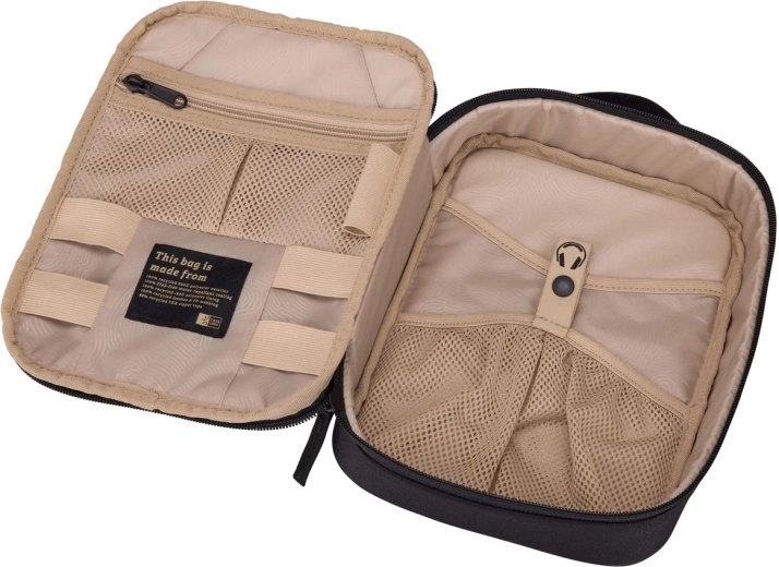 Organized cable and electronics organizer