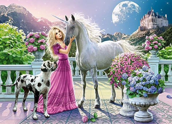 Castorland „My Friend Unicorn“ 300 dalių dėlionė
