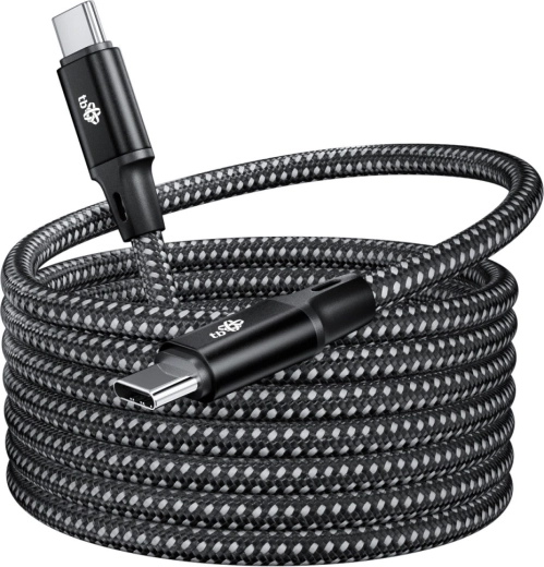 Magnetinis USB‑C į USB‑C kabelis 1 m, juodas