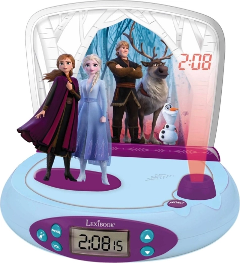 3D Alarm Clock with Projector Frozen