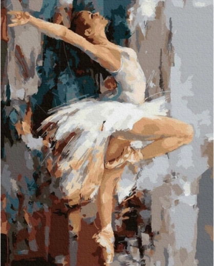 Kecja paint by numbers ballet dancer 40 × 50 cm