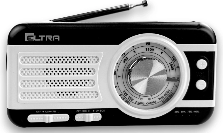 Portable Radio SAFARI WB-1 with Dynamo, Solar Panel and Power Bank
