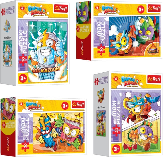 Dėlionė „Kid Kazoom ir Super Zings: Į akciją“