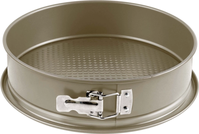 Kitchisimo 28 cm carbon steel cake pan, gold