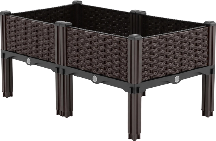 Comfortable raised growing