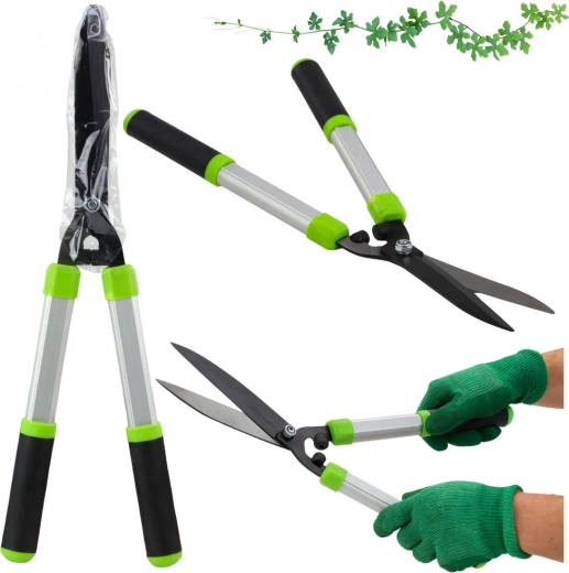 Manual hedge shears with sheath 59 cm