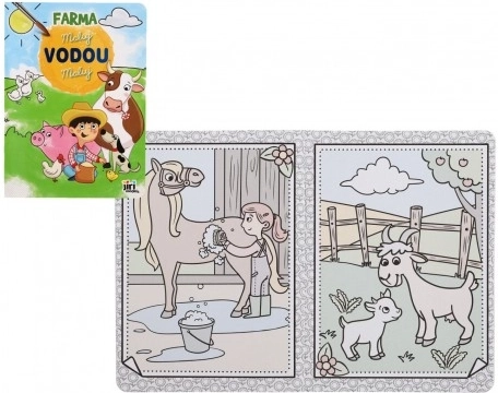 Spalvinimo knygelė „Spalvink vandeniu“ – Ūkis